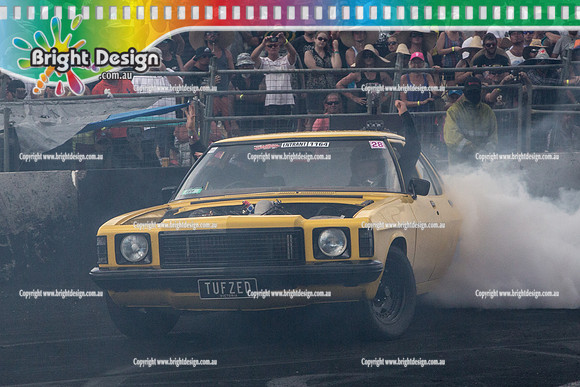 Summernats 28 Sunday 4 Jan 2015  BD  (8390)  TUFZED BURNOUT