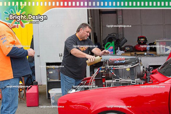 ANDRA Southern Nationals @ Calder Park Raceway  FRI 4 April 2014  (15304)  CRAIG GERDES  PUMPKIN RACING  HK572