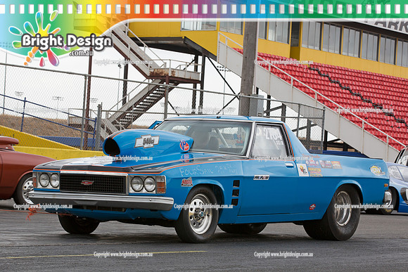 ANDRA John Taverna Classic #1 @ Calder Park Raceway March 1 2014  (11822)  BLUE UTE  SSA 2764
