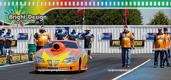 Areoflow Nitro Funny Cars @ Portland 1 Feb 2014  (1042)  AAPA 990 HUGO    RACE GLIDES  CROWD
