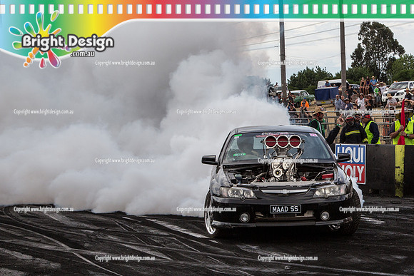 Summernats 28 Sunday 4 Jan 2015  BD  (8193)  MAADSS BURNOUT
