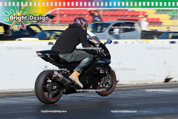 ANDRA Street Outlaws Drag Racing Quals Rnd 5 @ Calder Park 24 September 2014 (24852)  BIKE