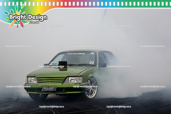 Summernats 28 Sunday 4 Jan 2015  BD  (7916)  KILLASET BURNOUT