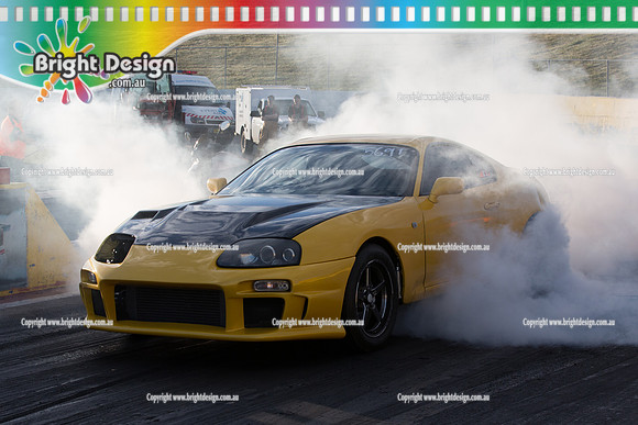 ANDRA Street Outlaws Drag Racing Quals Rnd 6 @ Calder Park 10 October 2014  (25631)  YELLOW  TBC 5691