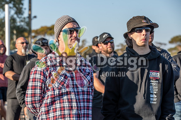 Street Machine Drag Challenge Weekend 3 SMDCW3 March 2022  BDMP1069  MILDURA DRIVERS BRIEFING CREW