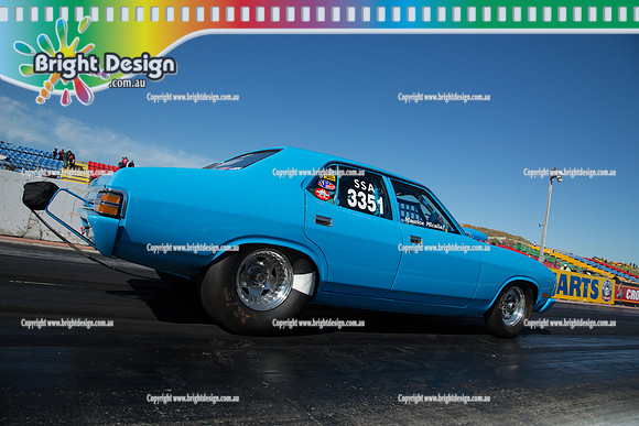 ANDRA Street Outlaws Drag Racing Quals Rnd 5 @ Calder Park 24 September 2014 (24543)  MAURICE MICALLEF SSA 3351 XCSVO
