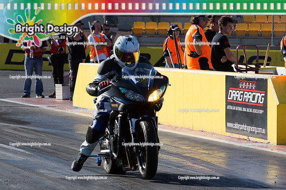 ANDRA Street Outlaws Drag Racing Quals Rnd 5 @ Calder Park 24 September 2014 (24863)  BIKE