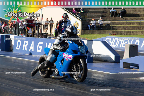 X-Champs @ Sydney Dragway SUN 4 May 2014  (6954)  BIKE  TBC BLUE