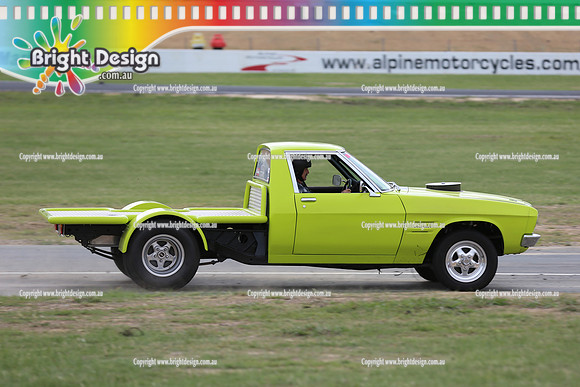 ECM - Easter Car Mania #1 Winton Raceway  SUN 20 April 2014   (3299)  LIME GREEN UTE  2TUF4U