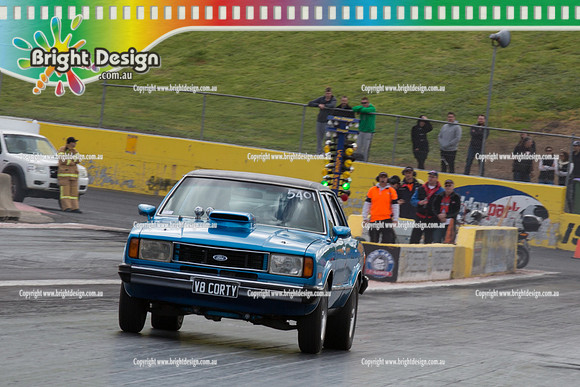 ANDRA Street Outlaws Drag Racing Qualifiers Rnd 3 @ Calder Park  SUN 24 Aug 2014   (21310)  V8CORTY