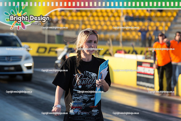 ANDRA Street Outlaws Drag Racing Quals Rnd 6 @ Calder Park 10 October 2014  (25731)  CROWD JESS