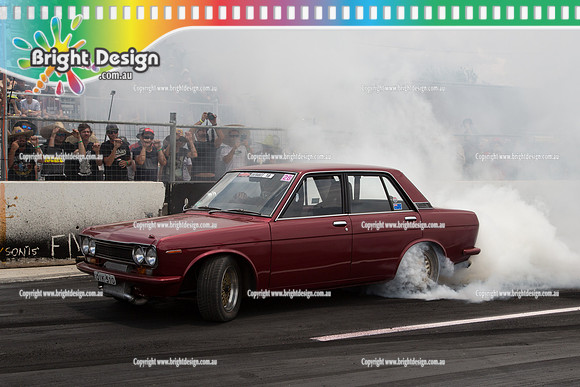 Summernats 28 Sunday 4 Jan 2015  BD  (7650)  QIK510 BURNOUT