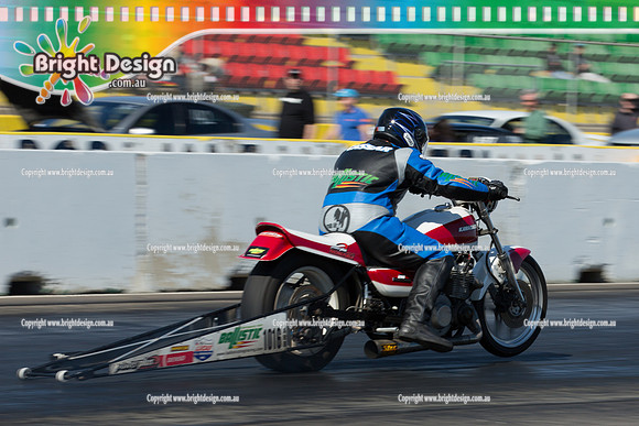 ANDRA Street Outlaws Drag Racing Quals Rnd 5 @ Calder Park 24 September 2014 (24251)  BIKE