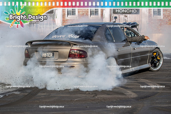 Skid City Day 4 @ Swan Hill Sept 2023 (12886) H8TER BURNOUT HEATH MADGWICK