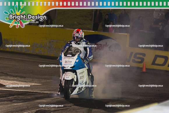 ANDRA Street Outlaws Drag Racing Quals Rnd 4 @ Calder Park  5 August 2014 (23357)  BIKE