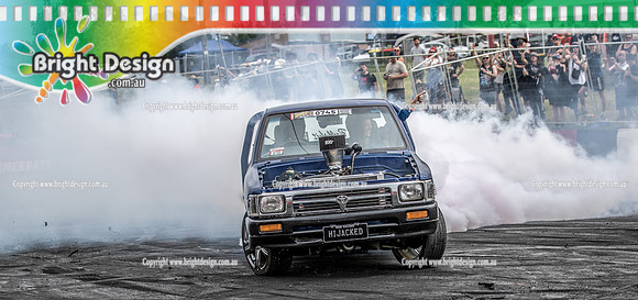 Summernats 34 Friday 7 Jan 2022  BDMP3068  HIJACKED BURNOUT