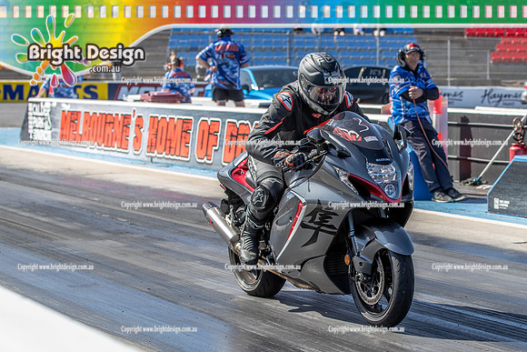 Fast Friday on Saturday @ Calder Park Drag Racing 12 October 2024 (171579) BIKE 2V2UB