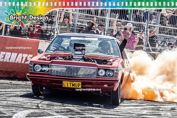 Summernats 34 Sunday 9 Jan 2022  BDMP2279  LITMUP BURNOUT