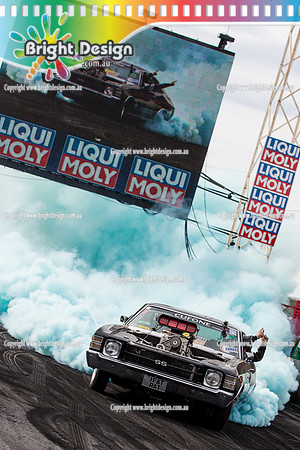 Summernats 29 SATURDAY 8 Jan 16  BDMP6881  1FATRAT BURNOUT
