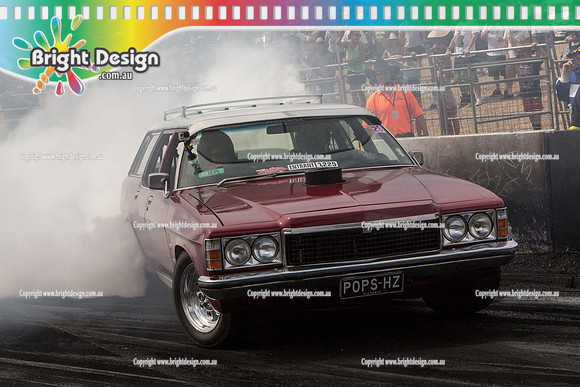 Summernats 28 Sunday 4 Jan 2015  BD  (8295)  POPSHZ BURNOUT