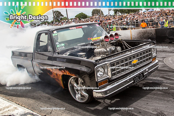 Summernats 28 Sunday 4 Jan 2015  BD  (7900)  SOLID BURNOUT
