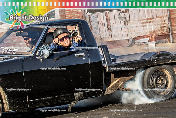 Skid City Day 4 @ Swan Hill Sept 2023 (13381) LIQUORICE BURNOUT