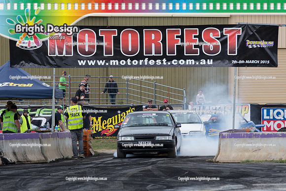 Motorfest @ Lardner Park  March 2015 SUNDAY  (18038)  SKINVN BURNOUT