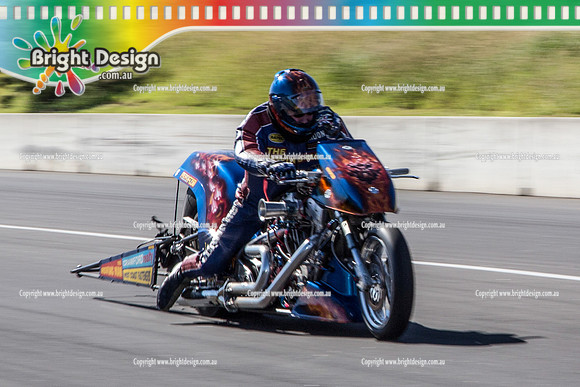 X-Champs @ Sydney Dragway SUN 4 May 2014  (6519)  BIKE  TBT 4129 TOP FUEL MOTORCYCLE  GORDON CRAWFORD