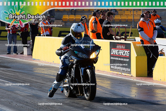 ANDRA Street Outlaws Drag Racing Quals Rnd 5 @ Calder Park 24 September 2014 (24864)  BIKE