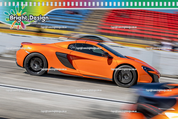 Fast Friday on Saturday @ Calder Park Drag Racing 12 October 2024 (171366) ORANGE MCLAREN