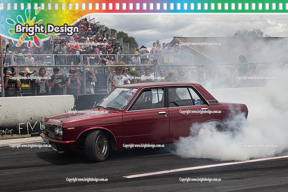 Summernats 28 Sunday 4 Jan 2015  BD  (7644)  QIK510 BURNOUT