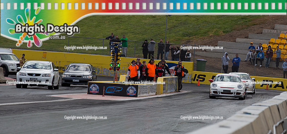 ANDRA Street Outlaws Drag Racing Qualifiers Rnd 3 @ Calder Park  SUN 24 Aug 2014   (21333)  XTREMESMASHREPAIRS PORSCHE
