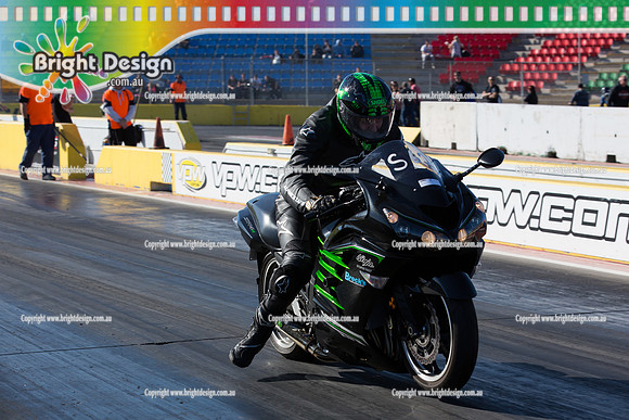 ANDRA Street Outlaws Drag Racing Quals Rnd 5 @ Calder Park 24 September 2014 (24858)  BIKE