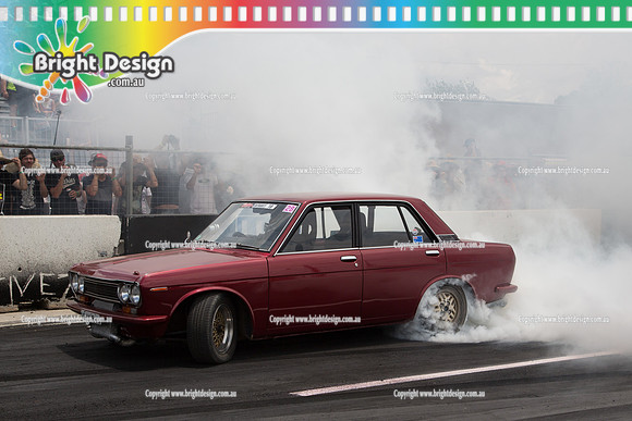Summernats 28 Sunday 4 Jan 2015  BD  (7649)  QIK510 BURNOUT