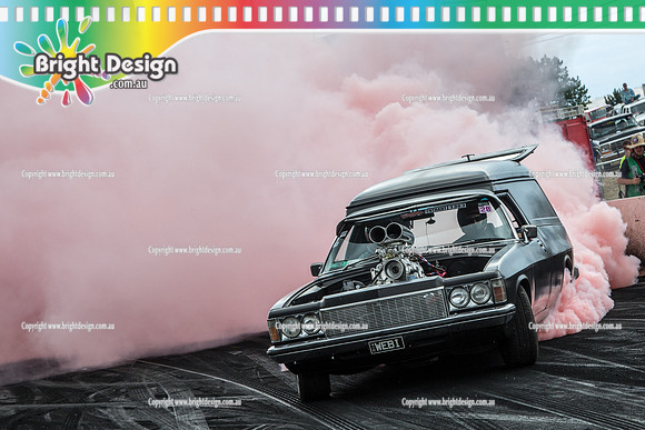 Summernats 28 Sunday 4 Jan 2015  BD  (8422)  WEBI BURNOUT