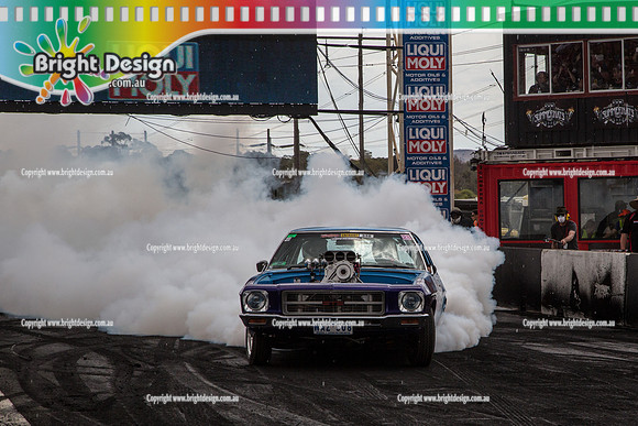 Summernats 28 Sunday 4 Jan 2015  BD  (8149)  WAZ308 BURNOUT