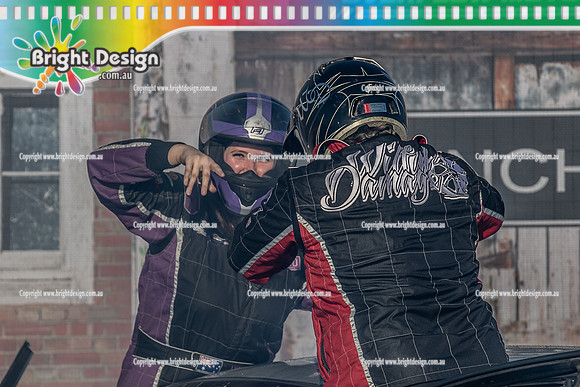 Skid City Day 4 @ Swan Hill Sept 2023 (13137) ABUSED CREW BURNOUT AMBER DAVEY