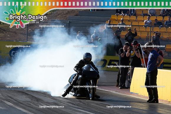 ANDRA Street Outlaws Drag Racing Quals Rnd 5 @ Calder Park 24 September 2014 (24871)  BIKE