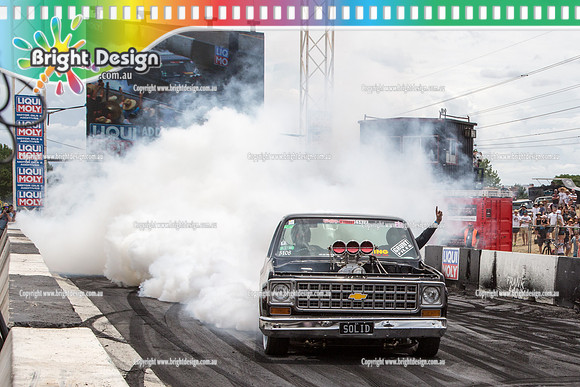 Summernats 28 Sunday 4 Jan 2015  BD  (7898)  SOLID BURNOUT