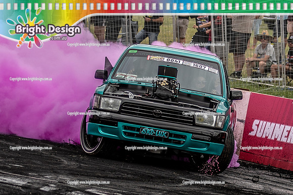Summernats 34 Friday 7 Jan 2022  BDMP3296  SKDLUX BURNOUT