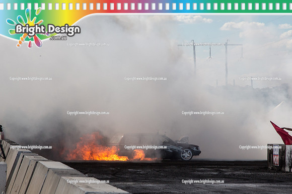 Summernats 28 Saturday 3 Jan 2015  BD  (5870)  TUFFST BURNOUT