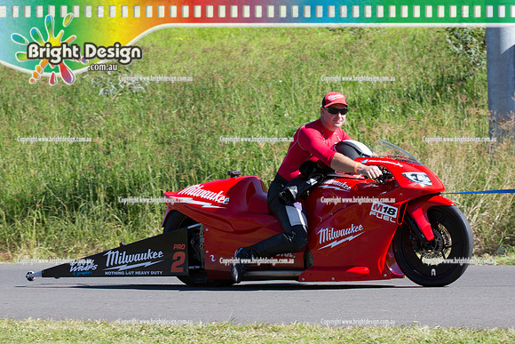 X-Champs @ Sydney Dragway SUN 4 May 2014  (6491)  BIKE PRO STOCK MOTORCYCLE 2 pm 98  MAURICE ALLEN