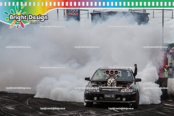 Summernats 28 Sunday 4 Jan 2015  BD  (8189)  MAADSS BURNOUT