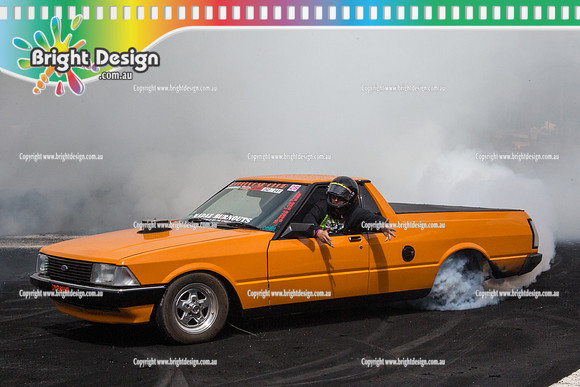Summernats 28 Sunday 4 Jan 2015  BD  (8228)  TYRKILR BURNOUT