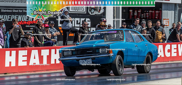 HvF 23 Holden vs Ford @ HPR Sat 4 Nov 2023 (68163) YOK047 GINO FERLAUTO