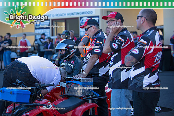 X-Champs @ Sydney Dragway SUN 4 May 2014  (6478)  BIKE PRO STOCK MOTORCYCLE 2 pm 98  MAURICE ALLEN  CROWD