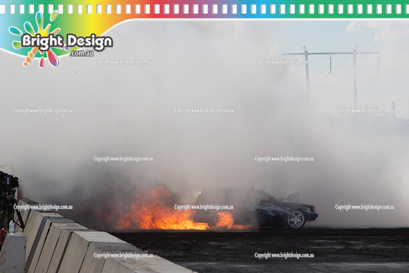 Summernats 28 Saturday 3 Jan 2015  Bright Design (5869)  TUFFST