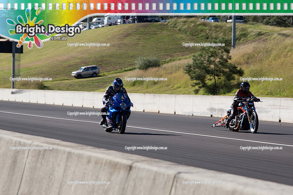 X-Champs @ Sydney Dragway SUN 4 May 2014  (6716)  MODIFIED BIKE  AMB 2695 NIKI ZAKRZEWSKI   COMP BIKE  BSB 4431  BLAIR PENNINGTO