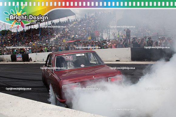 Summernats 28 Sunday 4 Jan 2015  BD  (7667)  QIK510 BURNOUT
