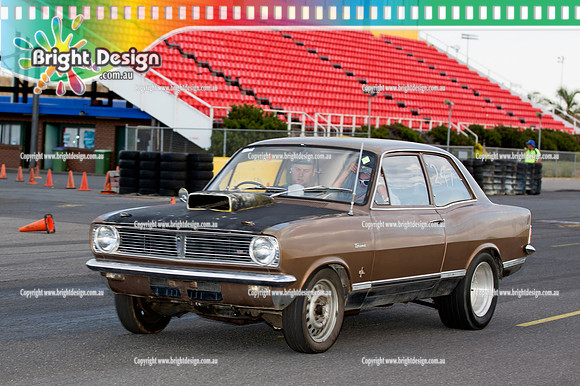 ANDRA Street Meet @ Calder Park Raceway  FRI 10 Jan 2014  (5820)  BROWN HB TORANA TBC